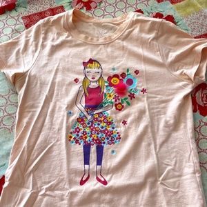 Pink t-shirt for girls